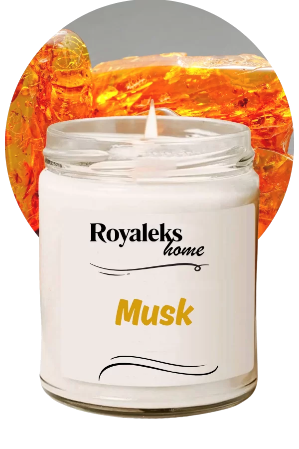 Doğal Özel Seri Kokulu Dekoratif Kavanoz Mum 210 cc - Musk Esansı - RYL