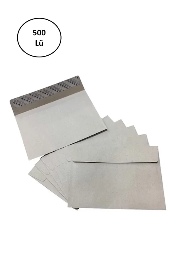 Doğan AS-4004 11.4x16.2 cm Kraf Si̇li̇konlu 90 gr 500lü Zarf
