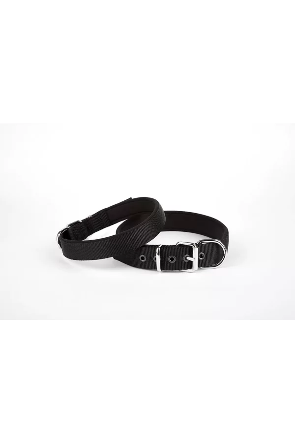 Doggie Comfort Dokuma Köpek Boyun Tasması 45-52 cm Siyah