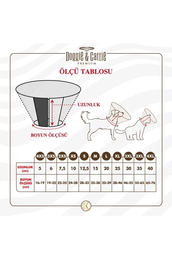 Doggie Comfort Köpek Yakalık L 20x32-39cm