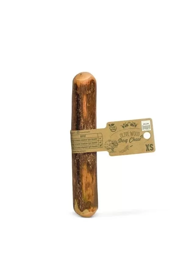 Doggie Doğal Zeytin Ağacı Çiğnenebilen Köpek Oyuncağı XS 12 x 1,5 cm - 5 kg