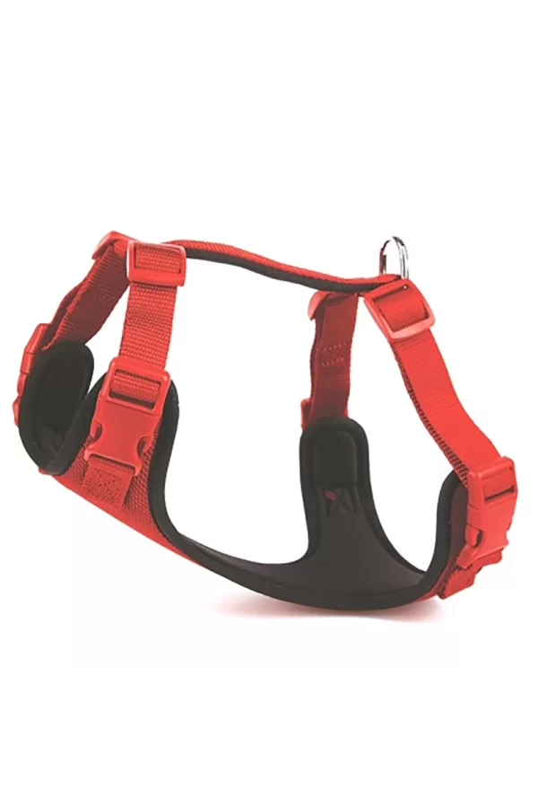 Doggie Havalı Ped Dokuma Köpek Göğüs Tasması 50/70 cm Siyah