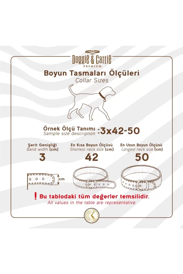 Doggie Konfor Seri Dokuma Köpek Boyun Tasması 4x52-60cm Siyah