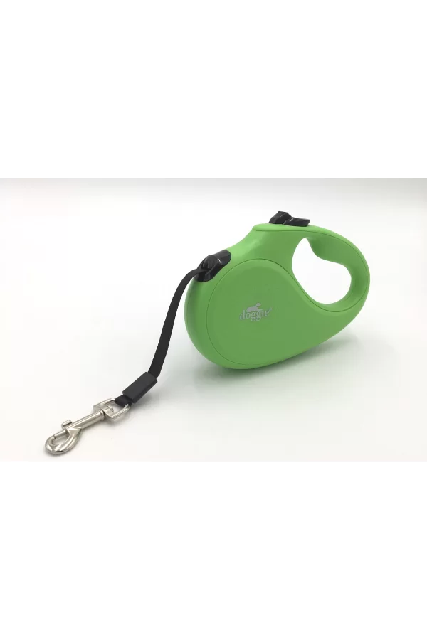 Doggie Master Seri Otomatik Makaralı Köpek Gezdirme 25 kg / 5 M Yeşil