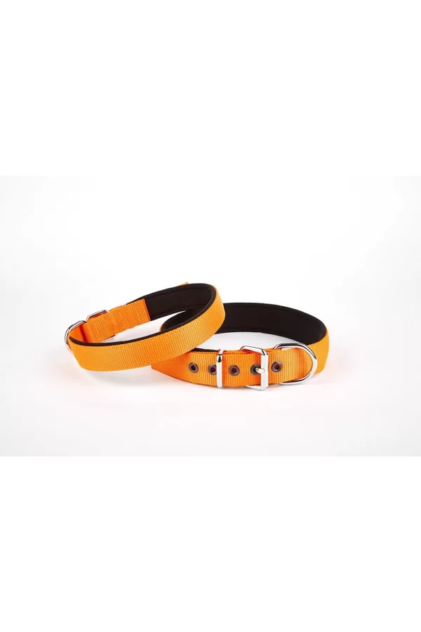 Doggie Softlu Köpek Boyun Tasması 3 cm x 55 cm Turuncu