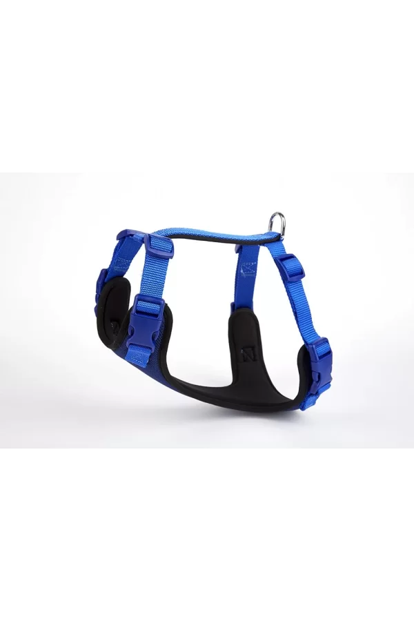 Doggie Yumuşak Softlu Köpek Göğüs Tasması 45/55 cm Mavi
