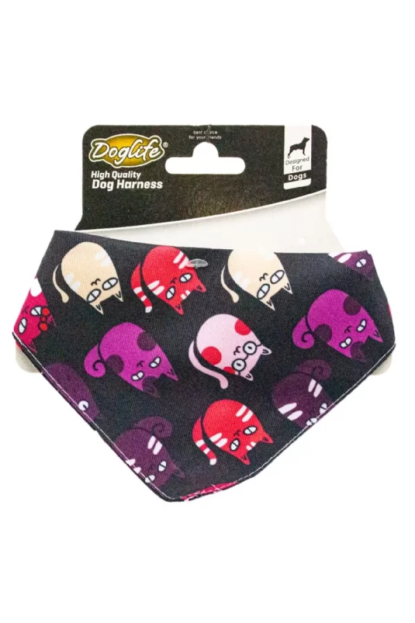 Doglife Kediler ve Köpekler İçin Fular Bandana (Karışık Renk/Desenlerde)