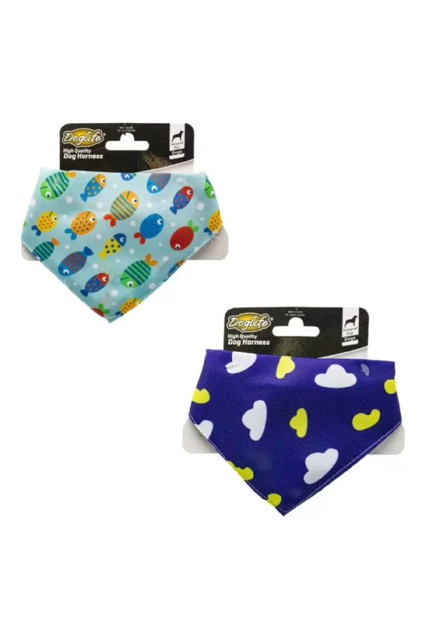 Doglife Kediler ve Köpekler İçin Fular Bandana (Karışık Renk/Desenlerde)