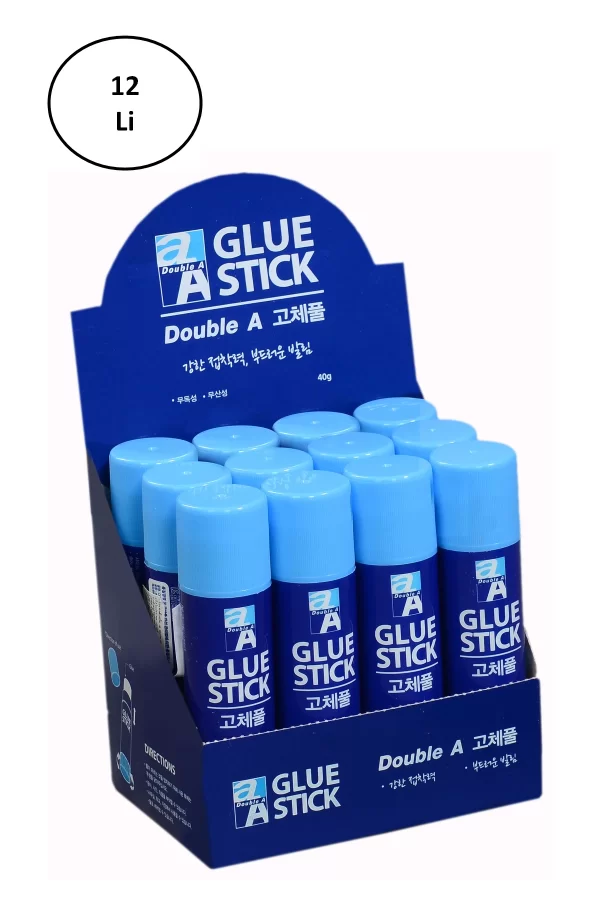 Double A Glue Stick 40 Gram Yapıştırıcı 12li