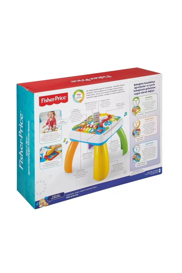 Drh44 Fisher-price® Yaşa Göre Gelişim Eğitici Köpekçiğin Aktivite Masası Türkçe Ve İngilizce