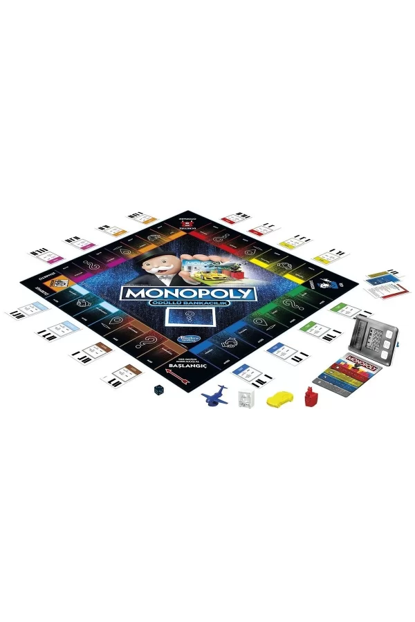 E8978 Hasbro Gaming - Monopoly Ödüllü Bankacılık +8 Yaş