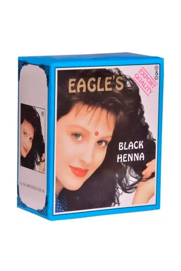 Eagles Orijinal Hint Kınası Saç Boyası Siyah - Black Henna