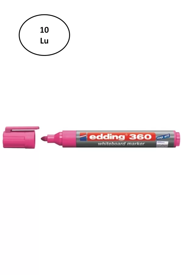 Edding Beyaz Tahta Kalemi Pembe (E-360) ED36009 10lu