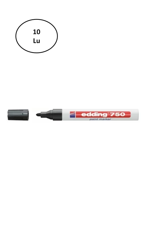Edding Boya Dekor Markörü Siyah E-750 10lu