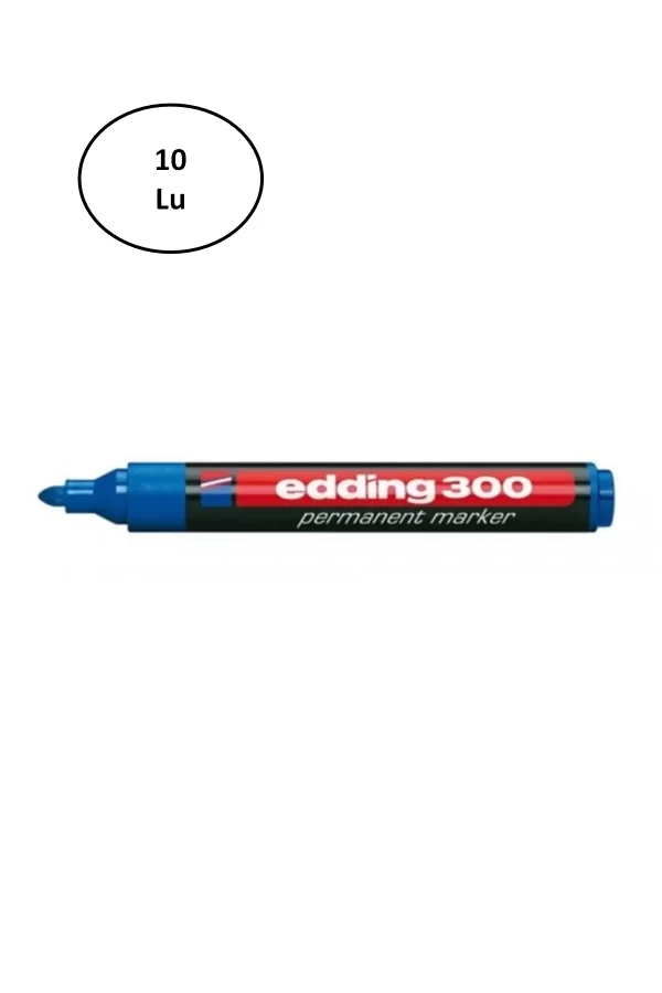 Edding Permanent Markör Mavi E-300 10lu