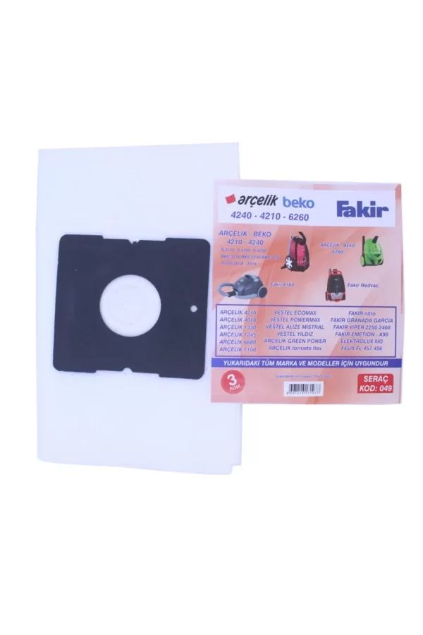 Elektrikli Süpürge Torbası 4240-6260 3lü Royaleks-68790