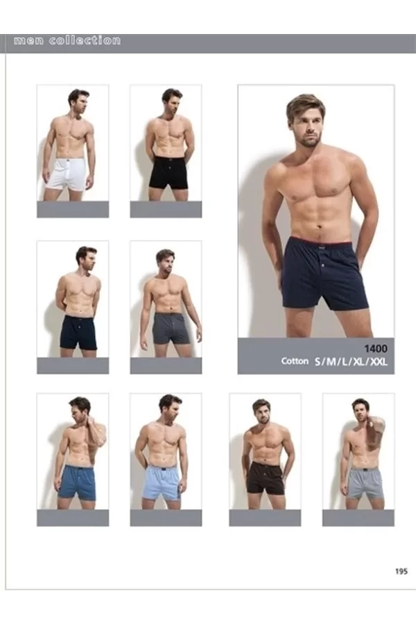 Erdem Erkek Penye Boxer 1400