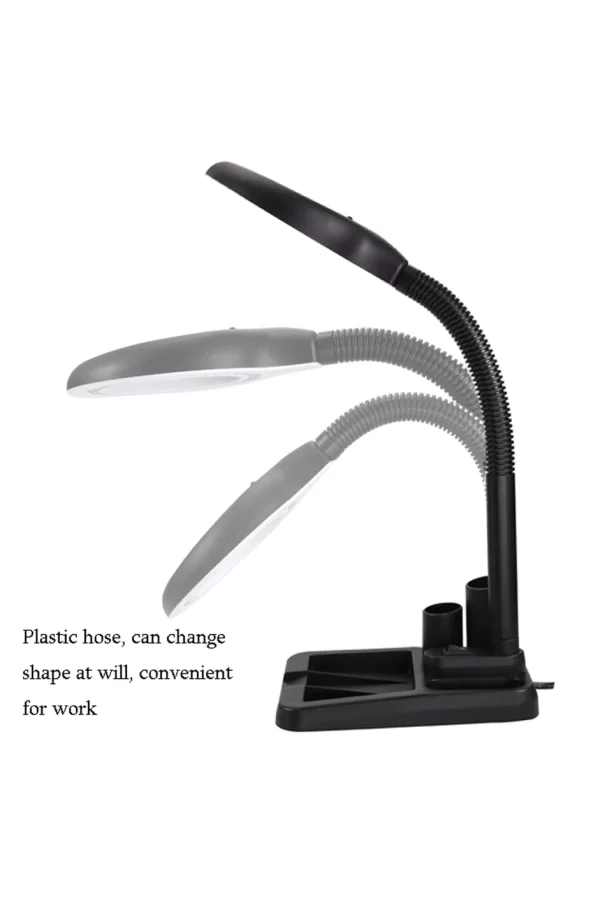 Esnek 5x /10x,40 Led Işıklı Büyüteç ,lamba  Büyüteç Okuma, Çalışma Lehim Masa Lambası A808
