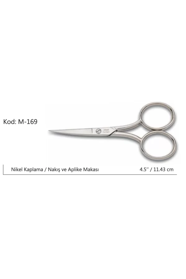 Europe Az Kalın Nakış Makası Süper Kalite No:4,5 11,43 Cm