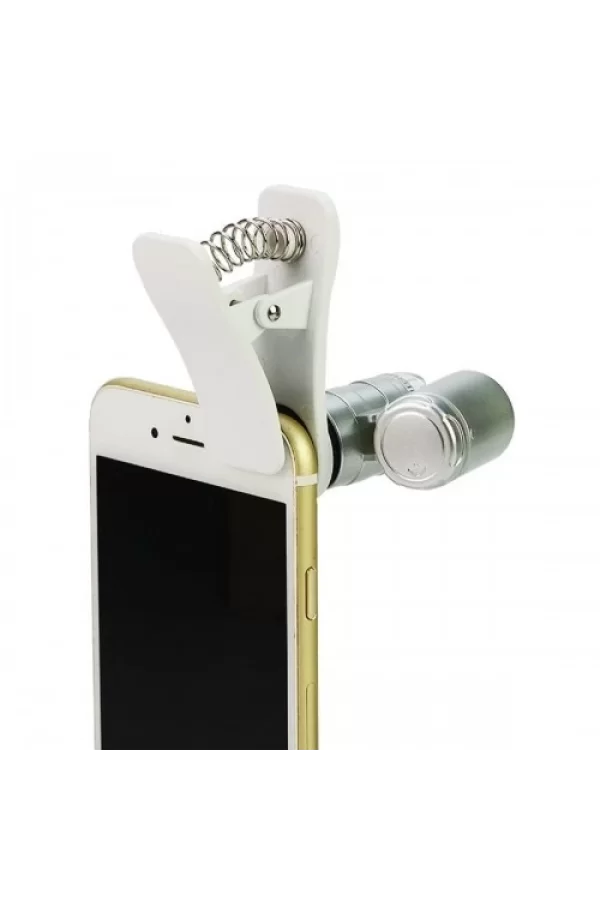 Evrensel Led Işıklı Mini Cep Mikroskobu, Tüm Kameralı Telefonlar Için No:9882w
