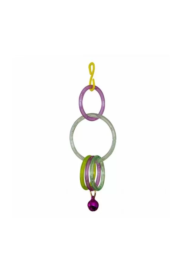 Exovit Olimpik Kuş Oyuncak Halka 5 x 14 cm 5 li
