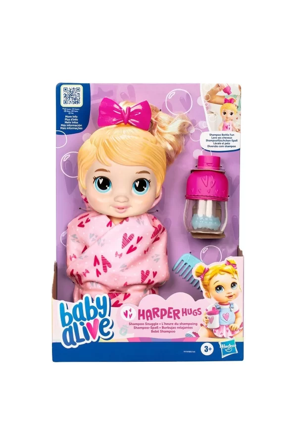 F9119 Baby Alive Şampuan Sevgisi Sarışın Bebek +3 Yaş
