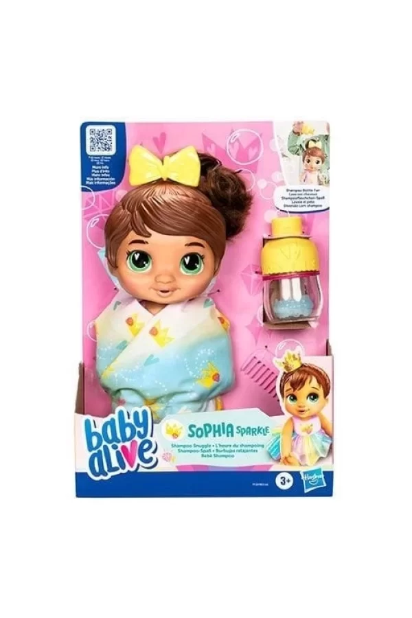F9120 Baby Alive Şampuan Sevgisi Esmer Bebek +3 Yaş