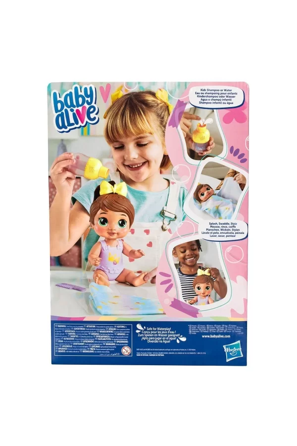 F9120 Baby Alive Şampuan Sevgisi Esmer Bebek +3 Yaş