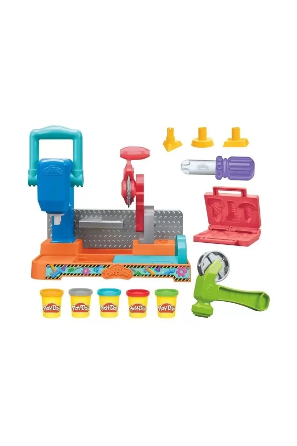 F9141 Play-doh Renkli El Aletleri Tezgahı Oyun Seti +3 Yaş