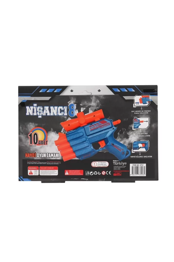 Fab 5757 4 Ağızlı Dart Atıcı Silah -prestij Oyuncak