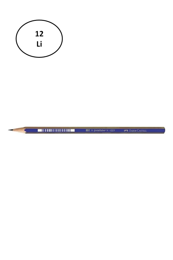 Faber Castell Goldfaber 1221 Dereceli Kurşun Kalem 4H 12li
