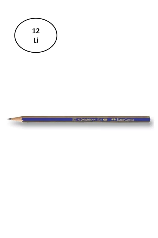 Faber Castell GoldFaber 1221 Dereceli Kurşun Kalem 5H 12li
