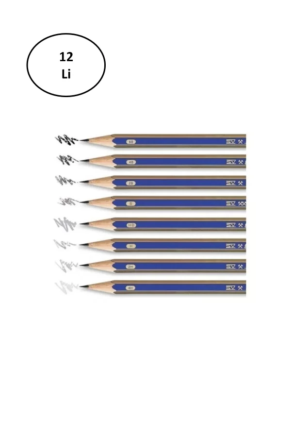 Faber-Castell Goldfaber 1221 Dereceli Kurşunkalem 5B 12li