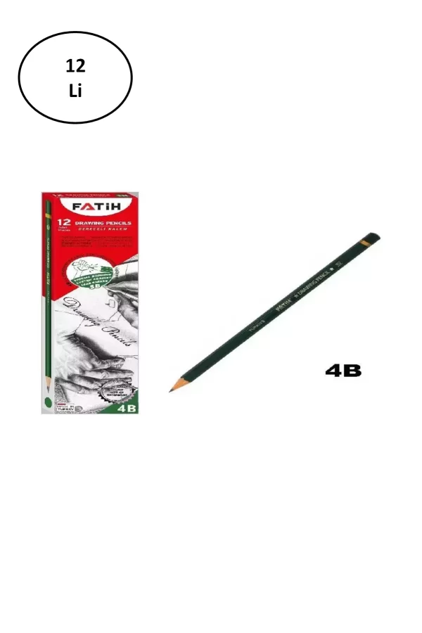 Fatih FA15010KL4B 12li 4B Dereceli Kurşun Kalem