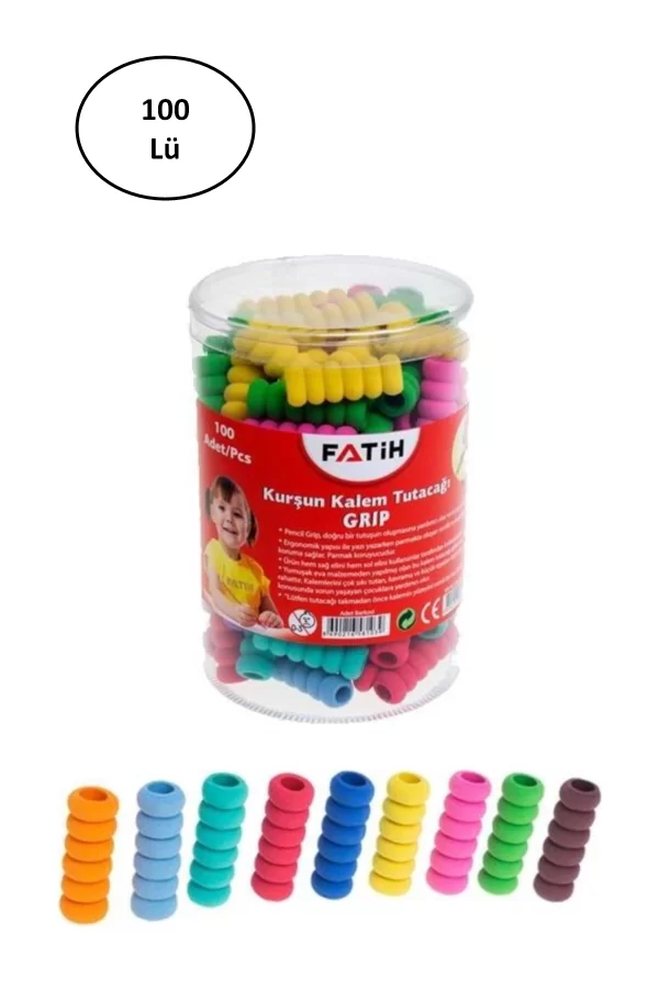 Fatih Grip Kurşun Kalem Tutacağı 100lü
