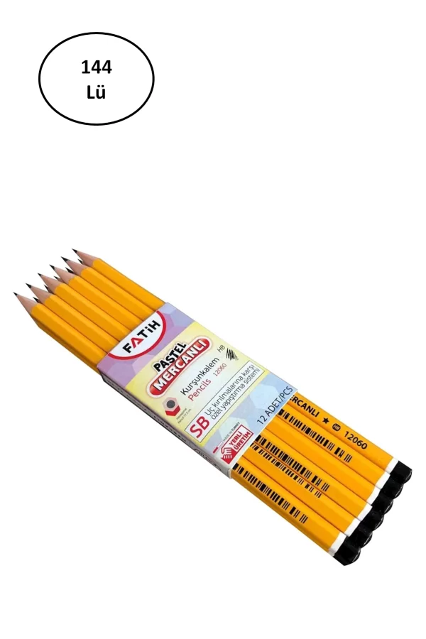 Fatih Kurşun Kalem Pastel Mercanlı 144lü