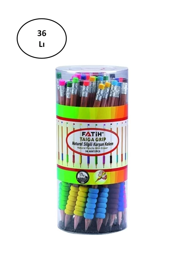 Fatih Taiga Naturel Eva Silgili Kalem 36lı