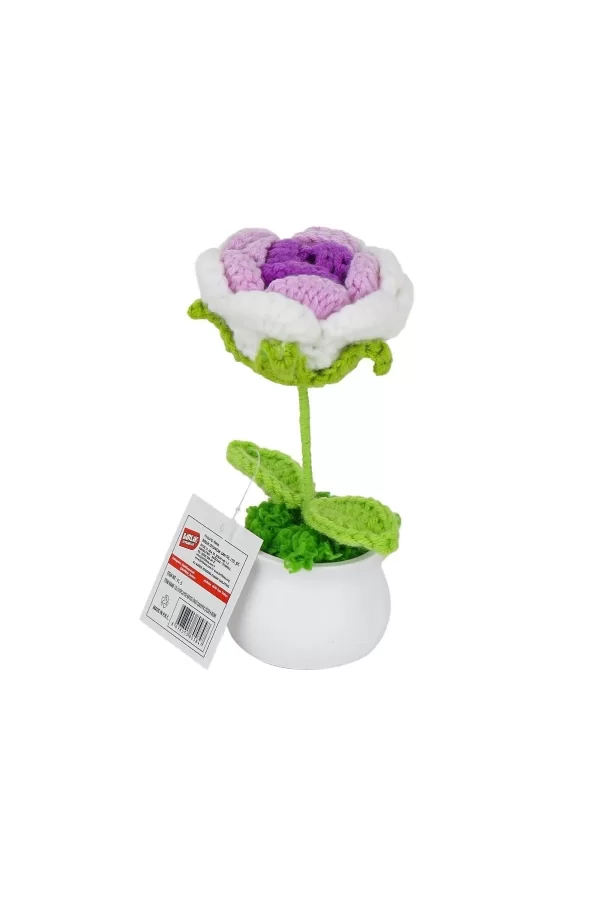 Fl-5 Kroşe Örgü Şakayık Çiçek -birliktoys