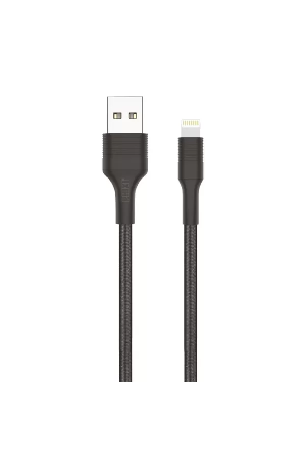 Force Cb431l Hasır Örgü Ve Ekstra Güçlendirilmiş Silikon Başlıklı Lightning Usb Hızlı Şarj Ve Data Kablo