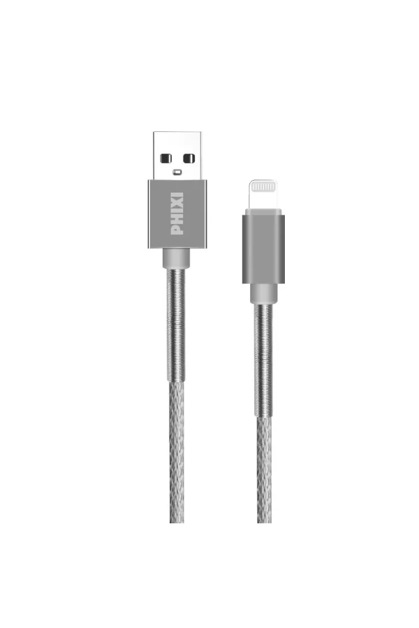 Force Cb610l Metal Örgü 100 Cm Lightning Usb Şarj Ve Data Kablosu
