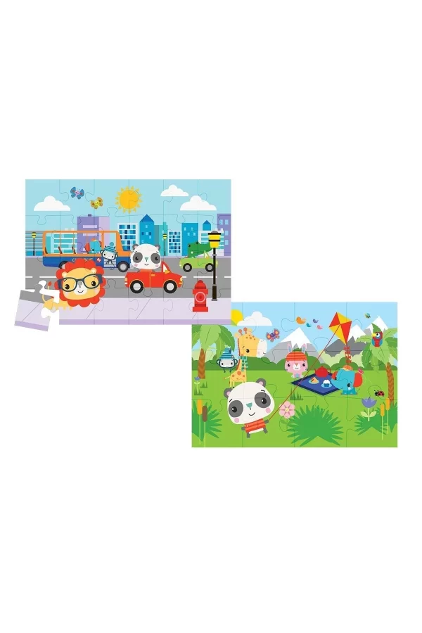Fp 13407 Fisher Price Baby Puzzle City Fun Picnic 2ın1