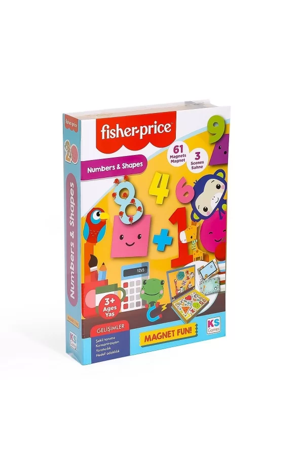 Fp 13411 Fisher Price Baby Puzzle Numbers Shapes -ks Puzzle