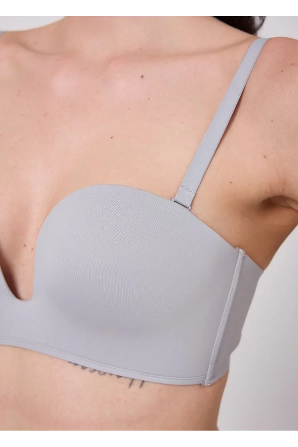 Freshness MSF05 Destekli V Dekolte Lazer Kesim Sütyen