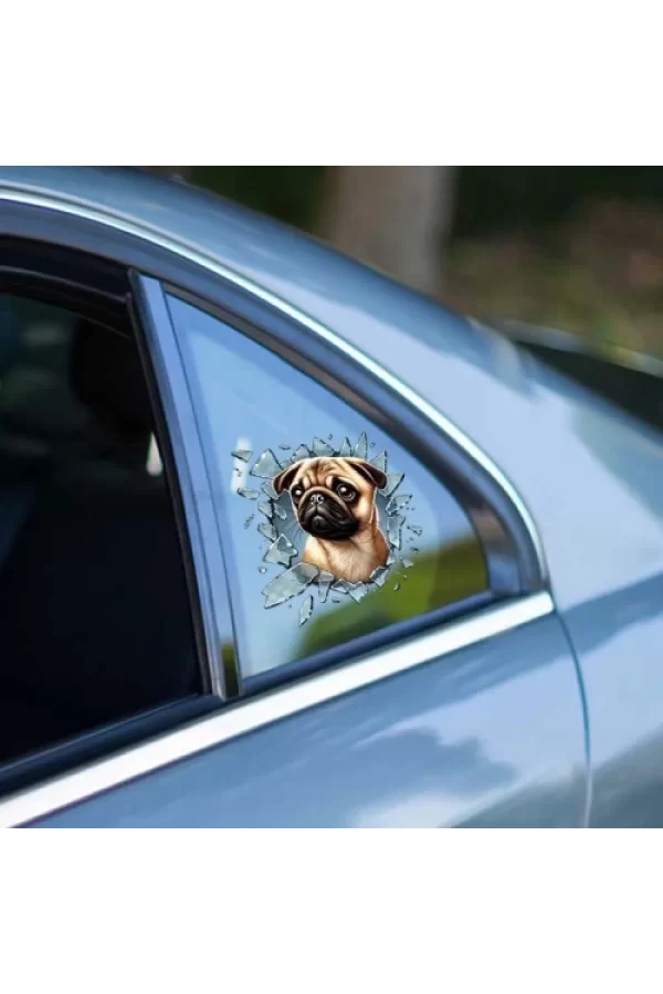 Fulcar French Bulldog Araç Stickerı