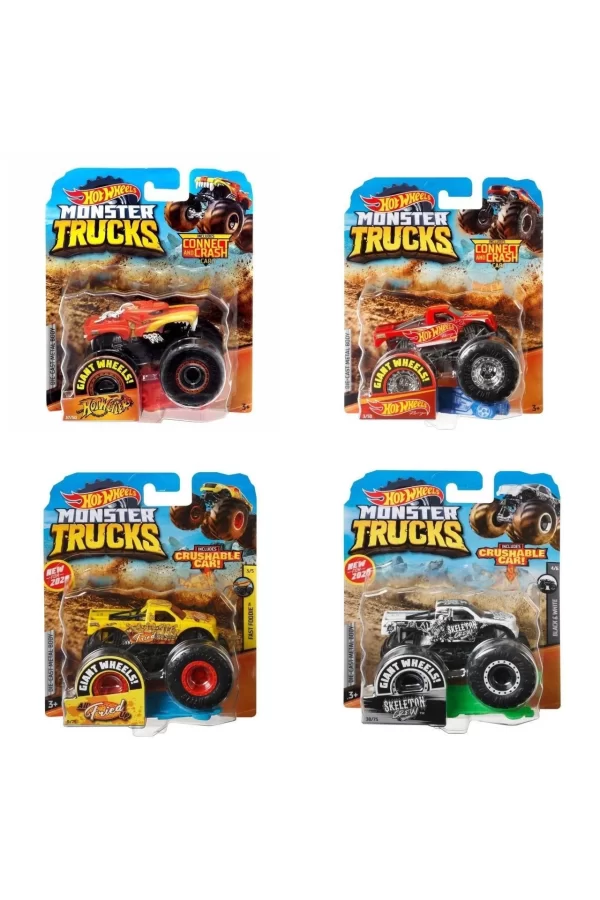 Fyj44 Hot Wheels, Monster Trucks 1:64 Arabalar