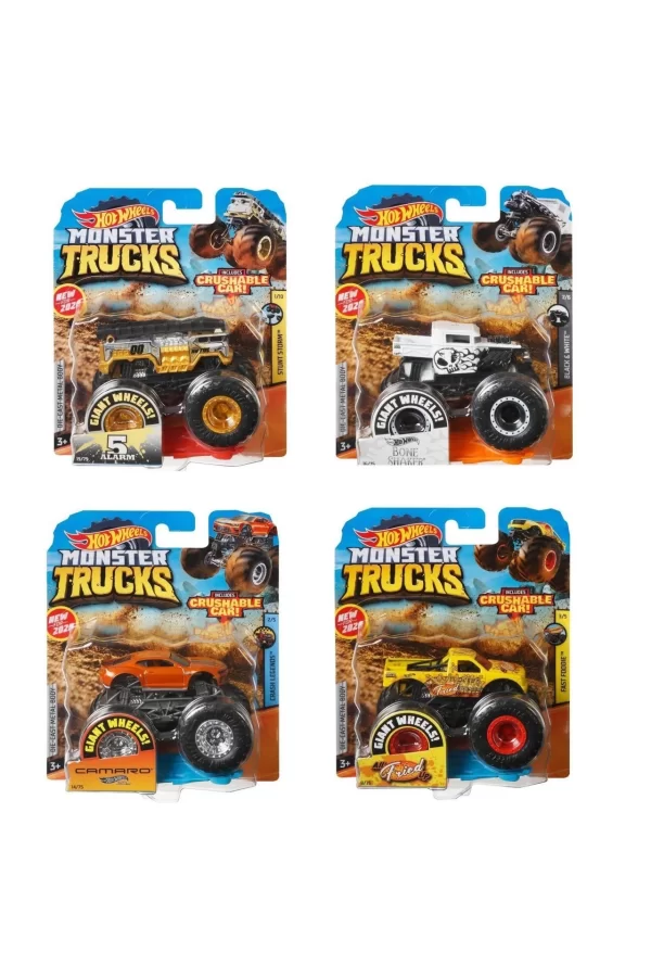 Fyj44 Hot Wheels, Monster Trucks 1:64 Arabalar