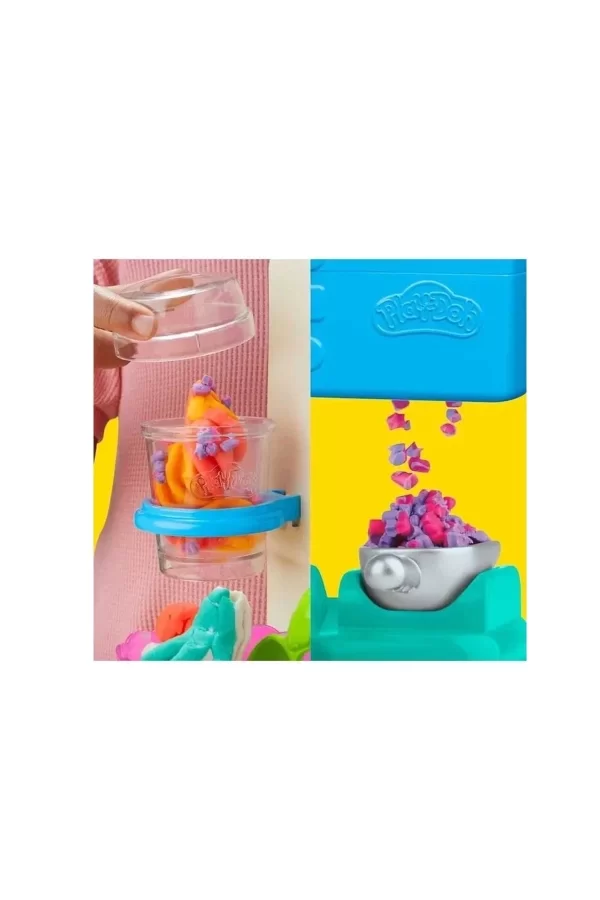G0028 Play-doh Gökkuşağı Dondurma Makinesi Oyun Seti+3 Yaş