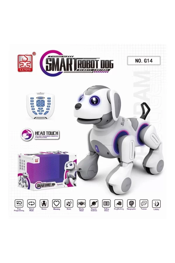 G14 Kumanlı Şarjlı Smart İnteraktif Akıllı Robot Köpek -vardem Oyuncak
