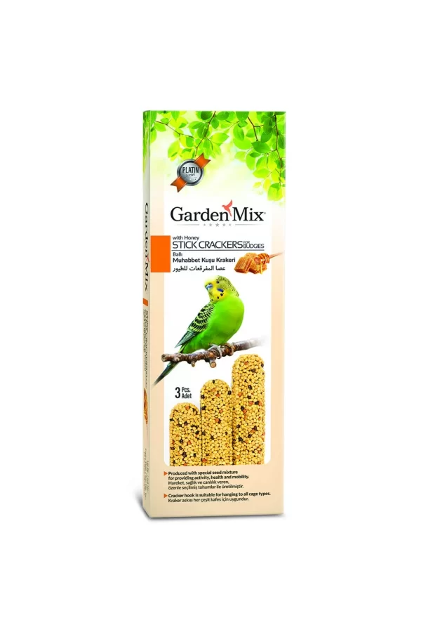 Garden Mix Ballı Kuş Krakeri 3 Lü Ballı