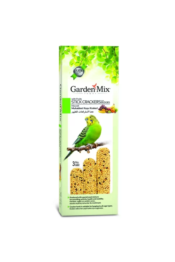 Garden Mix Platin Meyveli Kuş Krakeri 3 lü